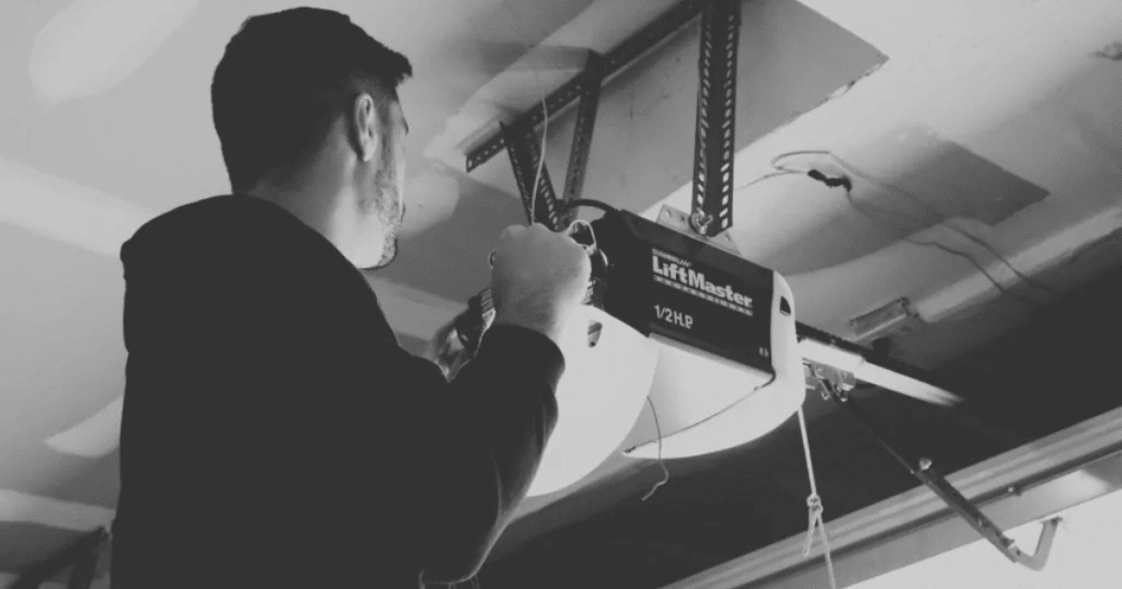 how to reset the garage door code