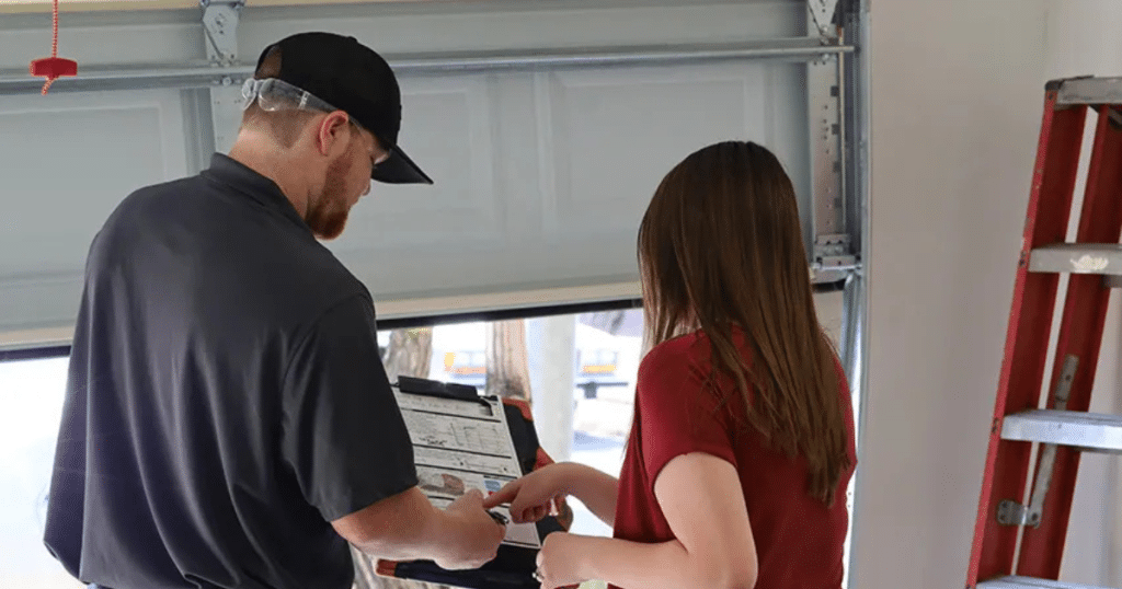 how to reset the garage door code