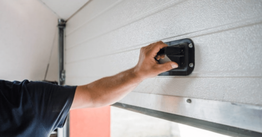 Can I replace one section of my garage door?