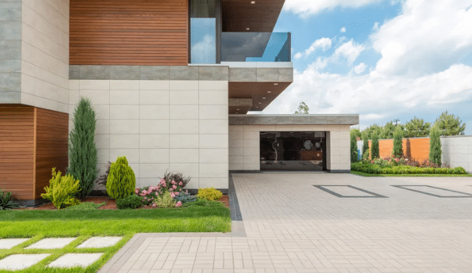 Perfect Garage Door and Landscaping