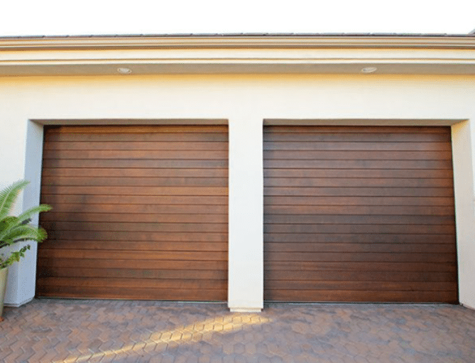 Wood Roll Up Garage Door Style