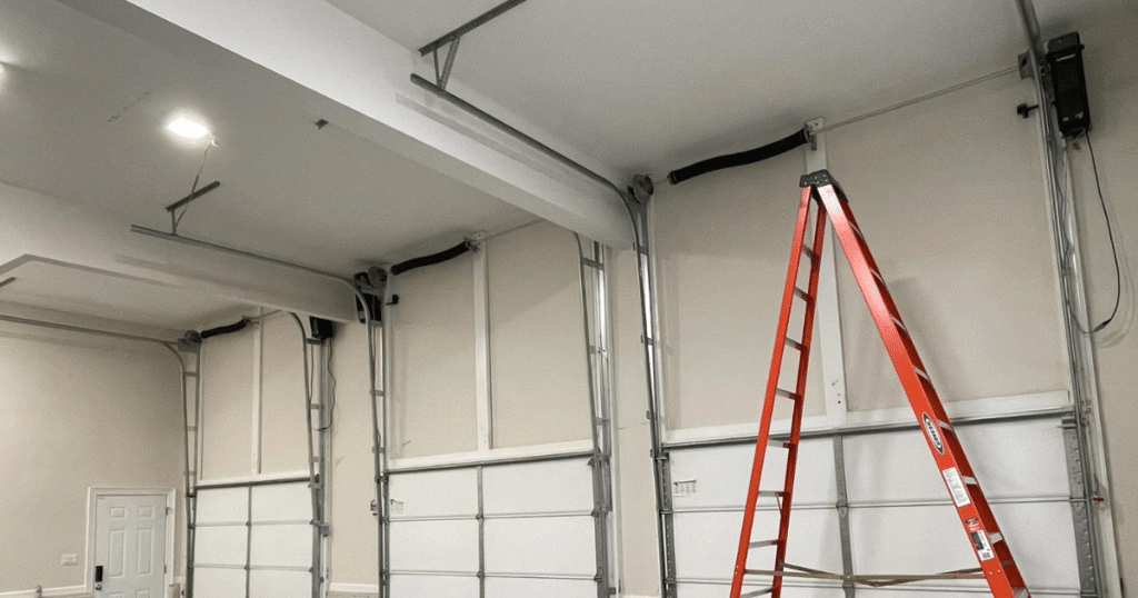 high lift conversion garage door
