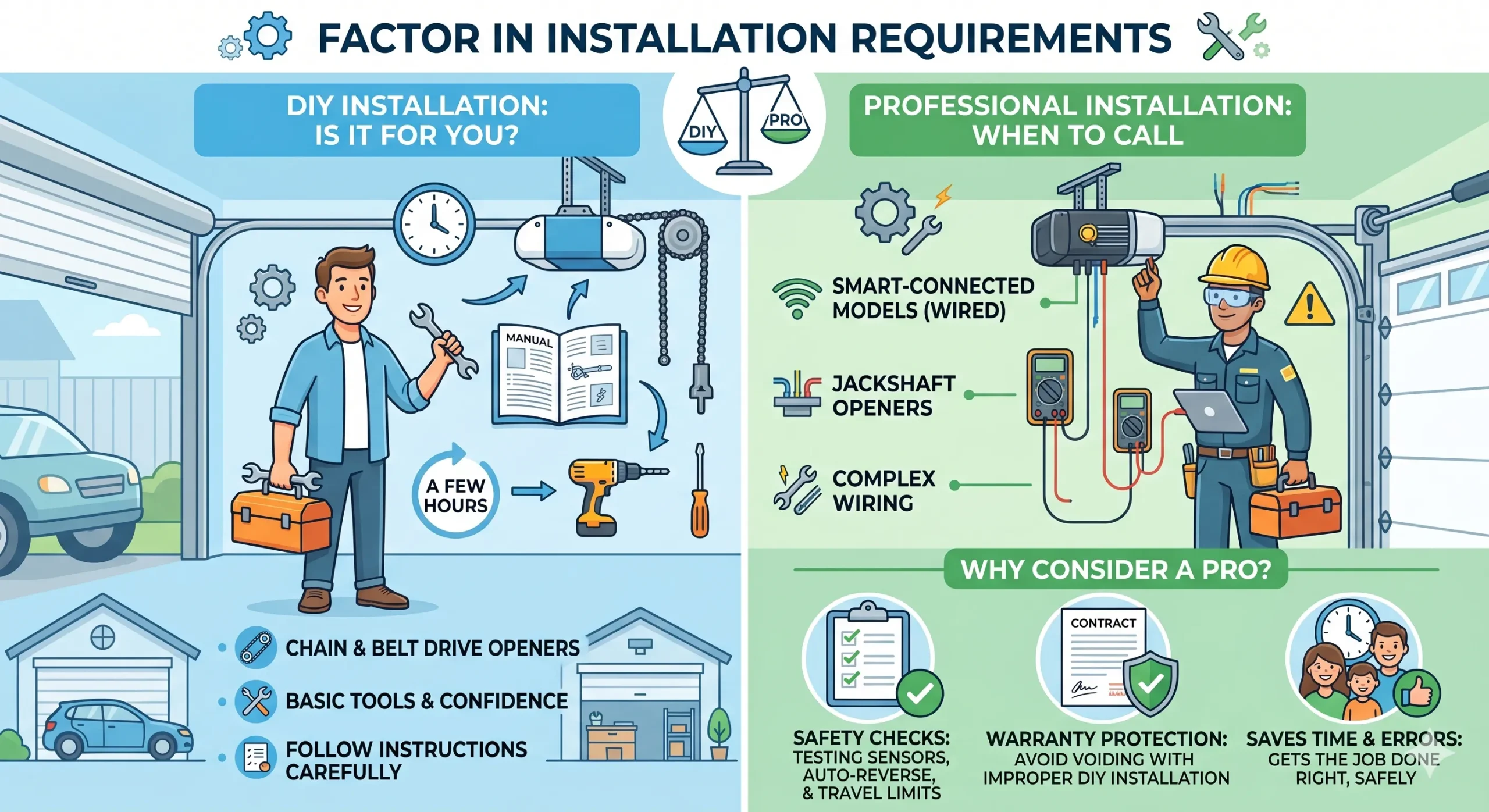 Factor In Installation Requirements